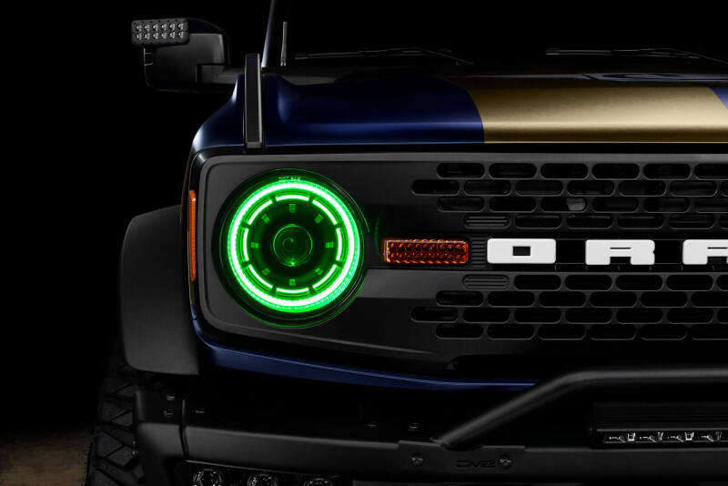 Oracle 2021+ Ford Bronco Oculus Bi-LED Projector Headlights - ColorSHIFT LED SEE WARRANTY