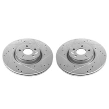 Load image into Gallery viewer, Power Stop 12-18 Volvo S60 Front Evolution Drilled &amp; Slotted Rotors - Pair