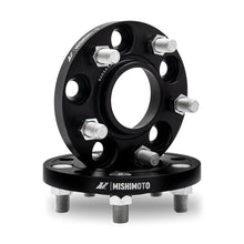Cargar imagen en el visor de la galería, Mishimoto Wheel Spacers - 5x114.3 - 66.1 - 50 - M12 - Black