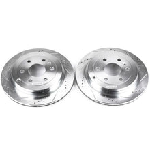 Cargar imagen en el visor de la galería, Power Stop 08-17 Buick Enclave Rear Evolution Drilled &amp; Slotted Rotors - Pair