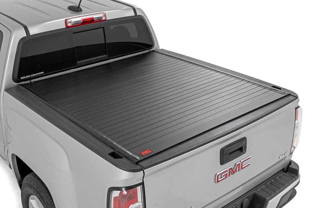 Hard Roll Up Bed Cover 5 Foot Bed Chevy/GMC Canyon/Colorado 2WD/4WD (15-22) Rough Country