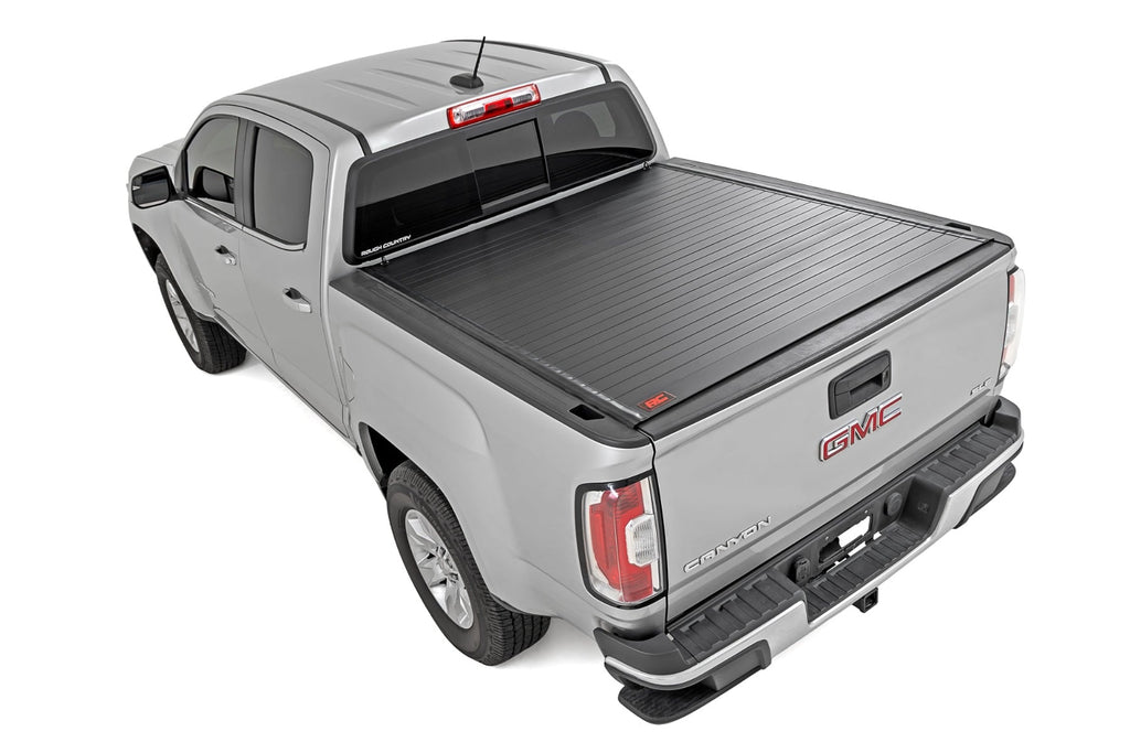 Hard Roll Up Bed Cover 5 Foot Bed Chevy/GMC Canyon/Colorado 2WD/4WD (15-22) Rough Country