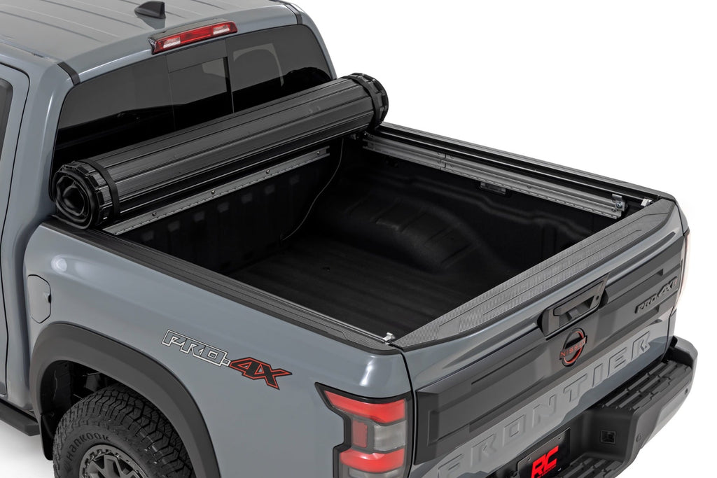 Hard Roll Up Bed Cover 5 Foot Bed Nissan Frontier 2WD/4WD (2022-2026) Rough Country