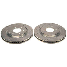 Cargar imagen en el visor de la galería, Power Stop 21-22 Ford F-150 Front Drilled &amp; Slotted Rotor (Pair)