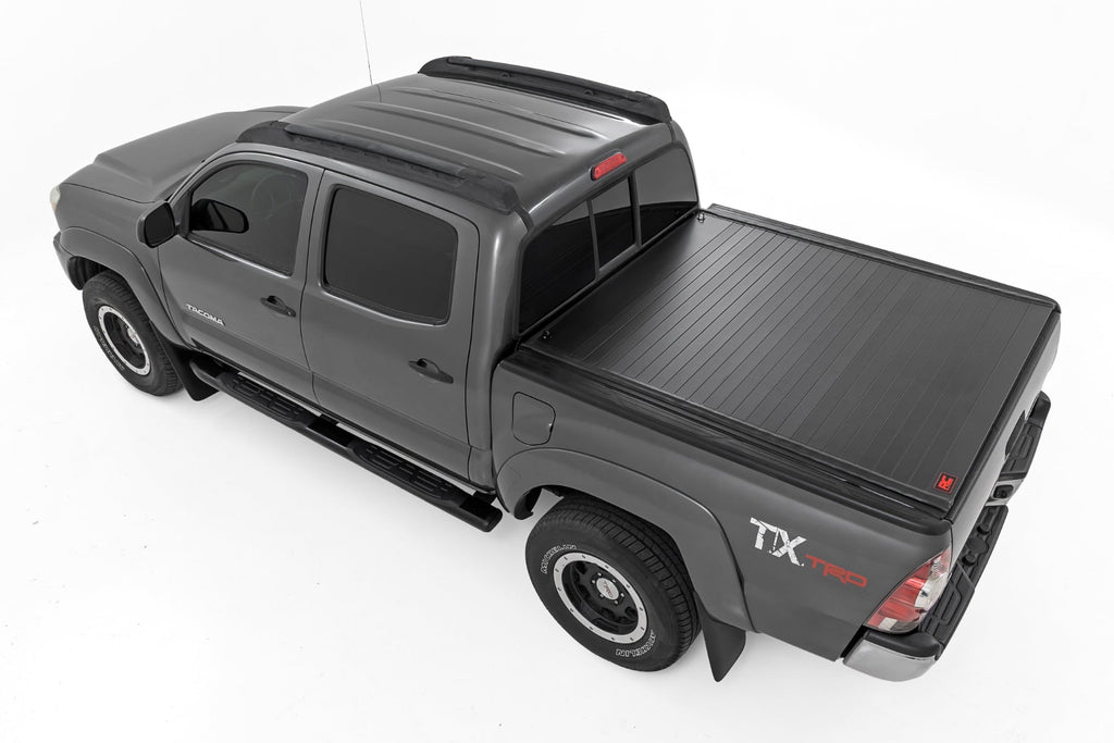 Hard Roll Up Bed Cover 5 Foot Bed Toyota Tacoma 2WD/4WD (2005-2015) Rough Country