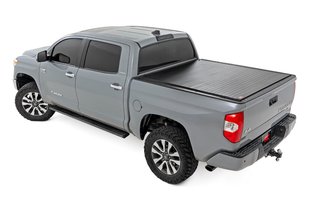 Hard Roll Up Bed Cover 5 Foot 7 Inch Bed Toyota Tundra 2WD/4WD (2007-2021) Rough Country