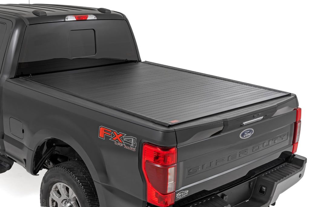 Hard Roll Up Bed Cover 6 Foot 10 Inch Bed Ford F-250/F-350 Super Duty (17-26) Rough Country