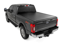 Cargar imagen en el visor de la galería, Hard Roll Up Bed Cover 6 Foot 10 Inch Bed Ford F-250/F-350 Super Duty (17-26) Rough Country