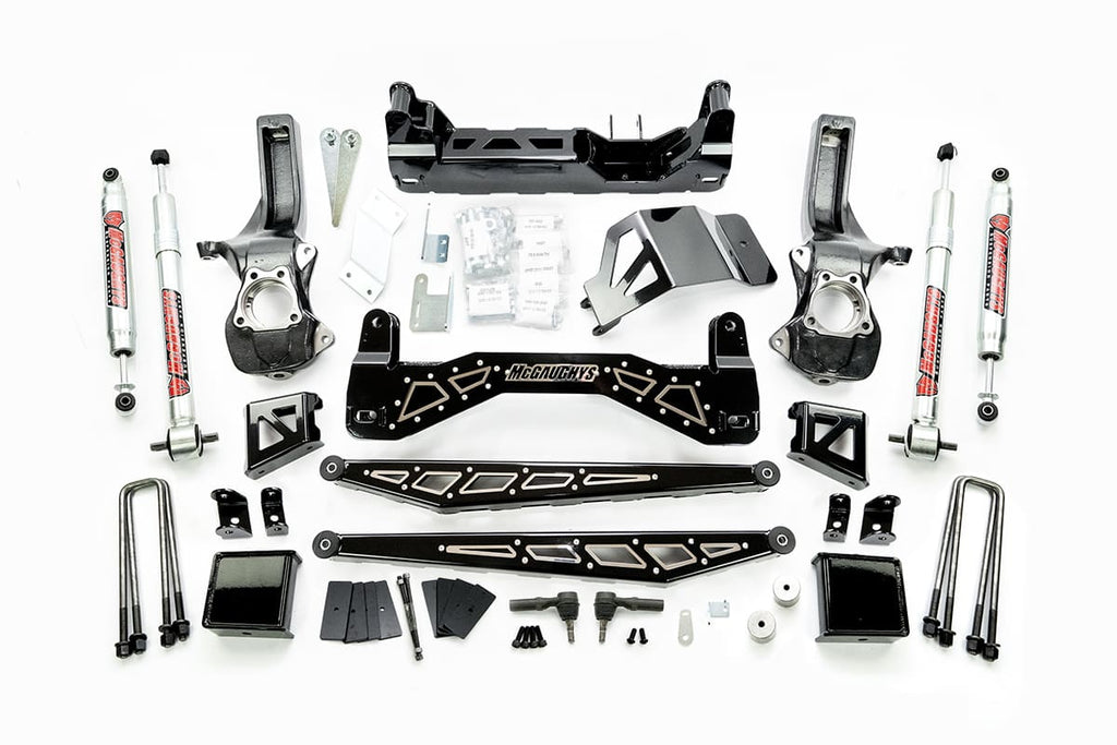 McGaughy's 7-9 Inch Premium Lift Kit 2019-2026 Silverado/Sierra 1500 2WD