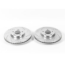 Cargar imagen en el visor de la galería, Power Stop 13-18 Hyundai Santa Fe Front Evolution Drilled &amp; Slotted Rotors - Pair