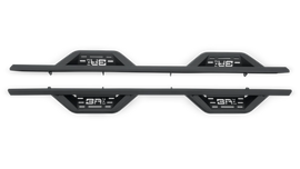 Body Armor 4x4 07-19 Chevrolet Silverado 2500/3500 Crew Cab Ambush Pasos laterales - Negro