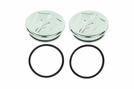 McGaughy's Billet Ball Joint Caps Polished fits Upper Arms 2007-2016 Silverado/Sierra 1500 with Cast Steel Control Arms