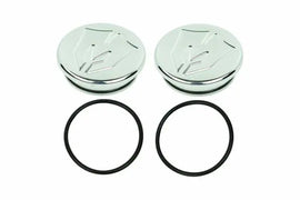 McGaughy's Billet Ball Joint Caps Polished Fits Upper Arms 2007-2026 Silverado/Sierra 1500 2011-2026 Silverado/Sierra 2500/3500