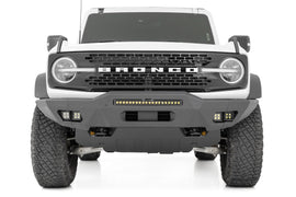 Front Bumper Modular Full Wings Amber DRL Ford Bronco 4WD (2021-2025) Rough Country