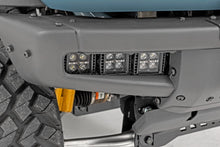 Load image into Gallery viewer, LED Light Kit Fog Mount Triple 2 Inch Black Pair Spot Ford Bronco (21-25) Rough Country