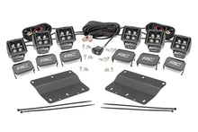 Load image into Gallery viewer, LED Light Kit Fog Mount Triple 2 Inch Black Pair White DRL Ford Bronco (21-25) Rough Country