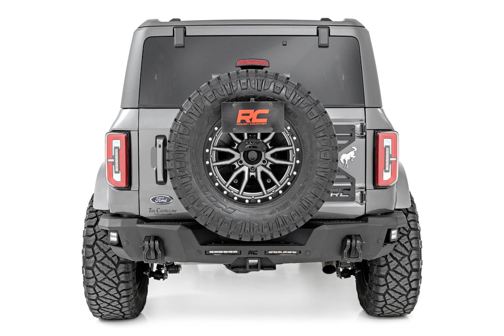 Rear Bumper Black Series LED 6 Inch Pair Slim Line - Ford Bronco (21-25) Rough Country