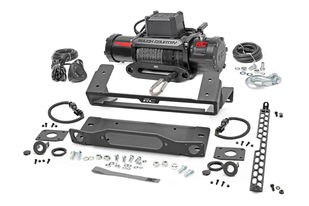 High Winch Mount All Models 12000S Ford Bronco 4WD (2021-2025) Rough Country