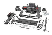 Load image into Gallery viewer, High Winch Mount All Models 12000S 20 Inch Black Single Row LED White DRL Ford Bronco (21-25) Rough Country