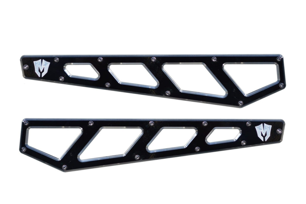 McGaughy's Billet Face Plates fits Radius Arms 2005-2022 Ford F250/F350 for 4 Inch-6 Inch-8 Inch Lift Kits Black
