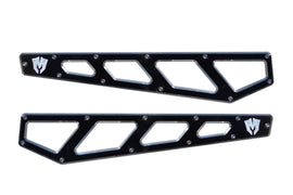 McGaughy's Billet Face Plates fits Radius Arms 2005-2022 Ford F250/F350 for 4 Inch-6 Inch-8 Inch Lift Kits Black
