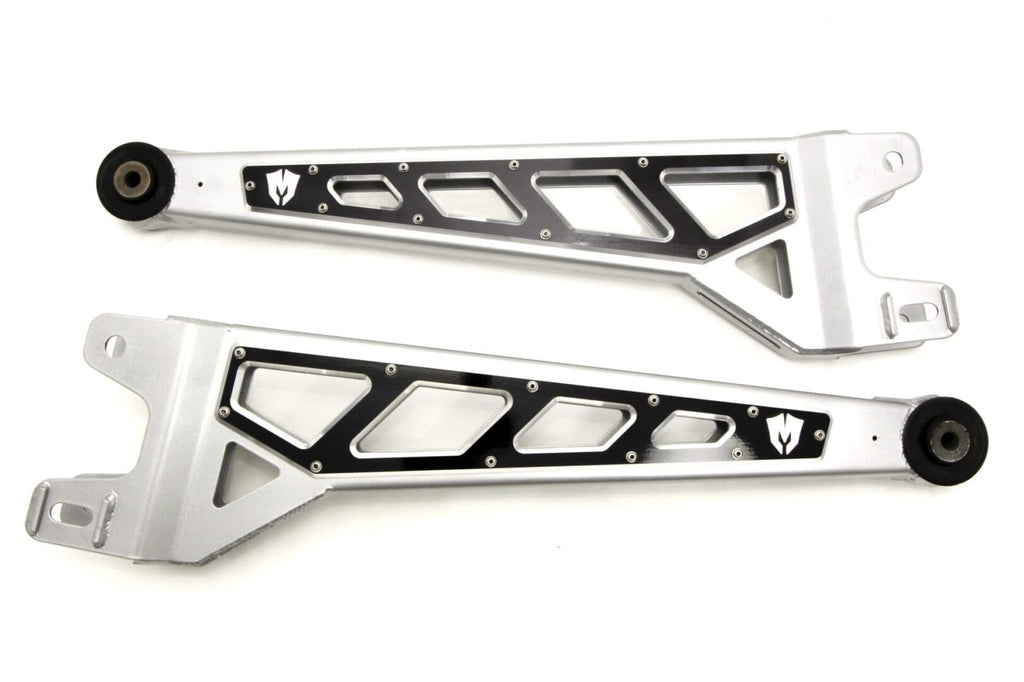 McGaughy's Billet Face Plates fits Radius Arms 2005-2022 Ford F250/F350 for 4 Inch-6 Inch-8 Inch Lift Kits Black