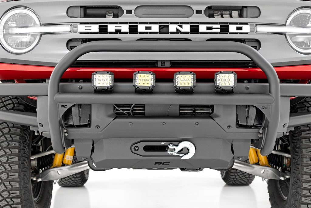 Nudge Bar 20 Inch Black Single Row LED OE Modular Steel - Ford Bronco (21-25) Rough Country
