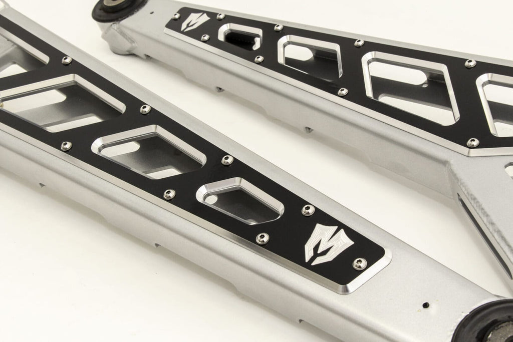 McGaughy's Billet Face Plates fits Radius Arms 2005-2022 Ford F250/F350 for 4 Inch-6 Inch-8 Inch Lift Kits Black