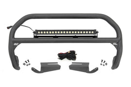 Nudge Bar 20 Inch Black DRL Single Row LED OE Modular Steel Ford Bronco (21-25) Rough Country