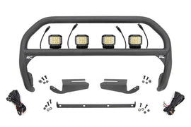 Nudge Bar 3 Inch Wide Angle Led (x4) Oe Modular Steel Ford Bronco (21-25) Rough Country