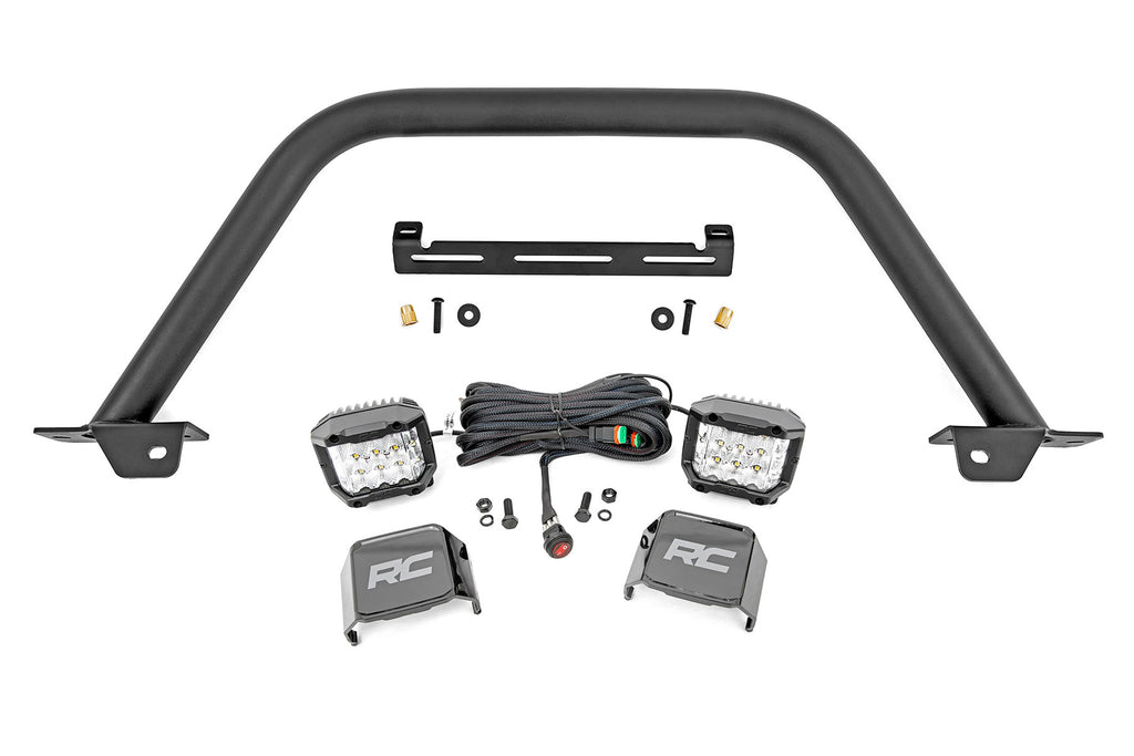 Safari Bar 3 Inch OSRAM (Pair) Wide OE Modular Steel Ford Bronco (21-25) Rough Country