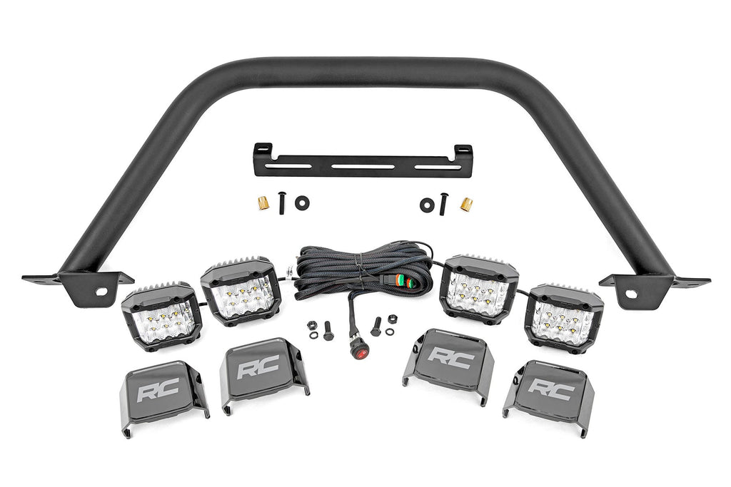 Safari Bar 3 Inch OSRAM (Quad) Wide OE Modular Steel Ford Bronco (21-25) Rough Country
