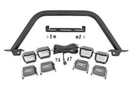 Safari Bar 3 Inch OSRAM (Quad) Wide OE Modular Steel Ford Bronco (21-25) Rough Country