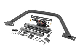 Safari Bar 12 Inch LED Light Bar Black Single Row OE Modular Steel Ford Bronco (21-25) Rough Country