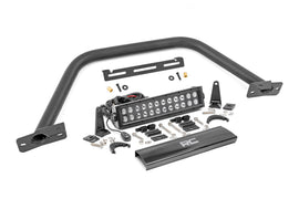 Safari Bar 12 Inch LED Light Bar Black Dual Row OE Modular Steel Ford Bronco (21-25) Rough Country