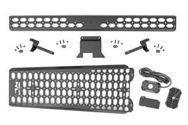 Molle Mounting Panel w/ LED Dome Light Overhead Ford Bronco 4WD (21-25) Rough Country