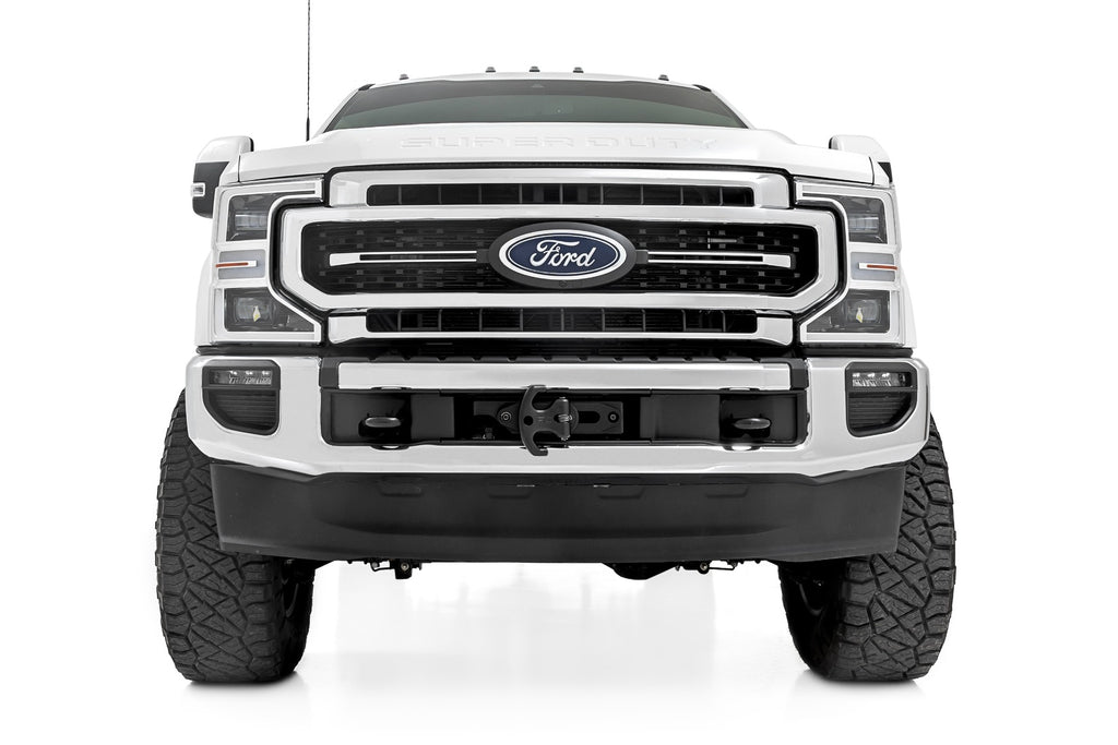 Hidden Winch Mount PRO12000S Ford F-250/F-350 Super Duty 2WD/4WD (20-22) Rough Country