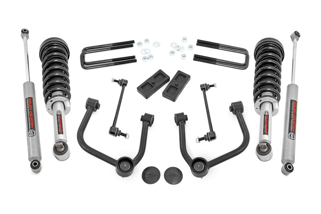3 Inch Lift Kit N3 Struts Ford Ranger 4WD (2024-2025) Rough Country