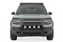 Cargar imagen en el visor de la galería, Nudge Bar w/ Tow Hooks 4 Inch Round Led (x4) Ford Bronco Sport (21-24) Rough Country