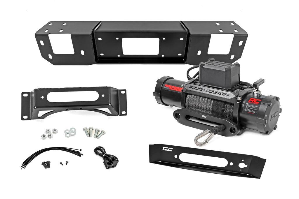 Hidden Winch Mount PRO12000S Ford F-150 (2021-2025) Rough Country