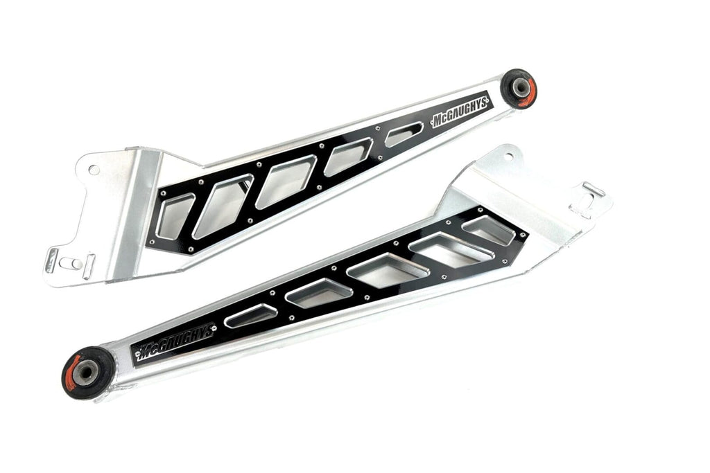 McGaughy's Billet Face Plates fits Radius Arms 2013-2026 Dodge Ram 2500/3500 For 4 Inch and 8 Inch Lift Kits Black