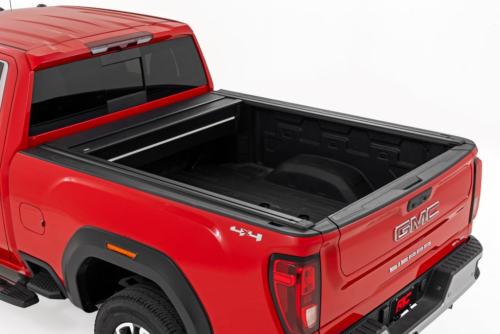 Powered Retractable Bed Cover 6 Foot 9 Inch Bed Silverado/Sierra 2500HD/3500HD (20-26) Rough Country