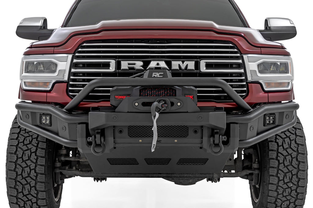 Front Bumper Tubular Winch Mount Ram 2500/3500 2WD/4WD (2019-2026) Rough Country