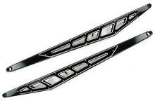 Load image into Gallery viewer, McGaughy's Billet Face Plates fits Traction Bars 2014-2018 Silverado/Sierra 1500 Quad Cab/Extended Cab Only Black
