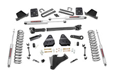 Cargar imagen en el visor de la galería, 6 Inch Suspension Lift Kit 17-19 F-250/350 4WD w/Front Drive Shaft Diesel 4 Inch Axle w/o Overloads Rough Country