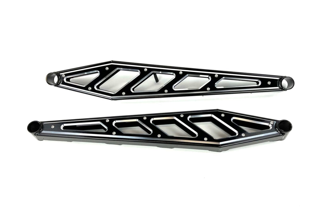 McGaughy's Billet Face Plates fits Compression Struts 2011-2019 Silverado/Sierra 2500/3500 Black