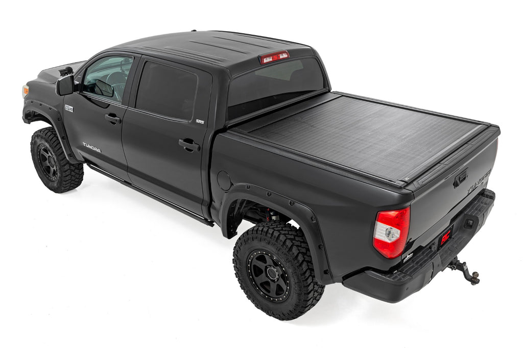 Powered Retractable Bed Cover 5 Foot 7 Inch Bed Toyota Tundra (07-21) Rough Country