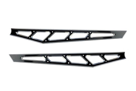 McGaughy's Billet Face Plates fits Compression Struts 2020-2026 Silverado/Sierra 2500/3500 Black