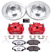 Cargar imagen en el visor de la galería, Power Stop 09-14 Honda Fit Front Z26 Street Warrior Brake Kit w/Calipers