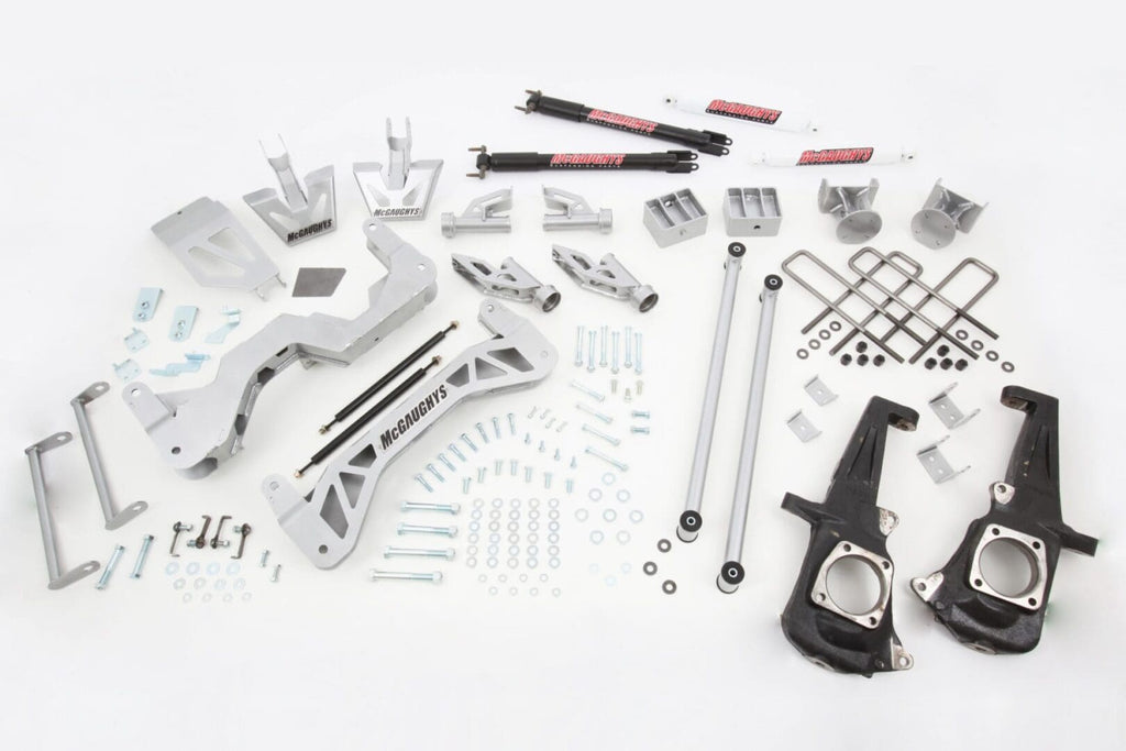 McGaughy's 7-9 Inch Premium Lift Kit 2011-2019 Silverado/Sierra 2500 2WD Diesel